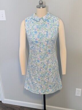 Peppertree Vintage Floral Sleeveless A-Line Mini Dress Size 6
